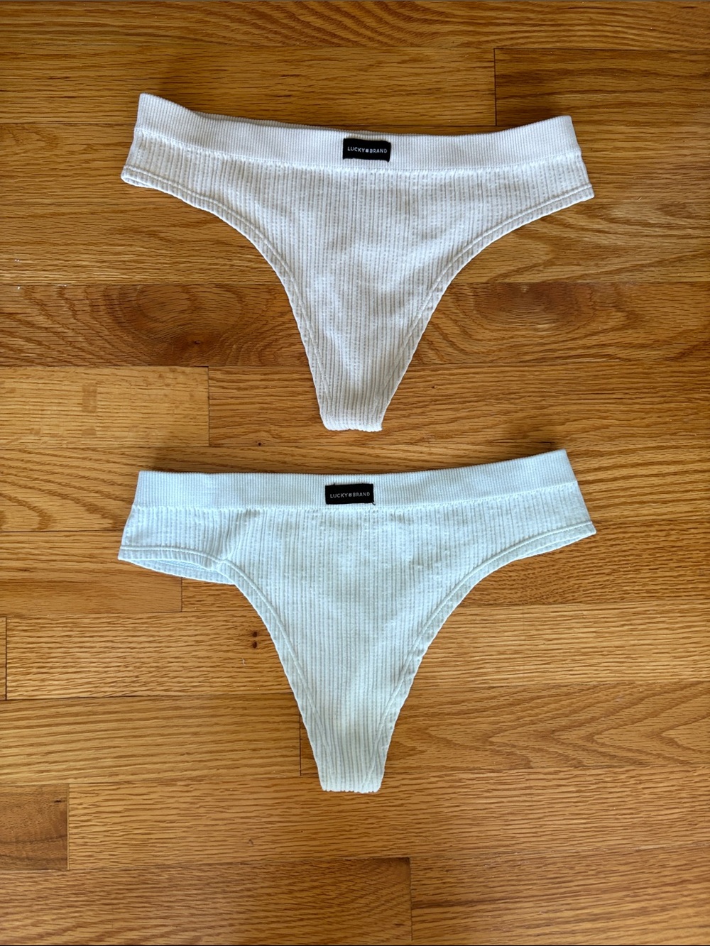 Lucky Brand NWOT  Ribbed Thong Set